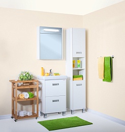 Бриклаер Зеркальный шкаф Палермо 55 – фотография-2