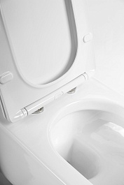 BelBagno Унитаз подвесной Veneto BB132CHR безободковый – фотография-6