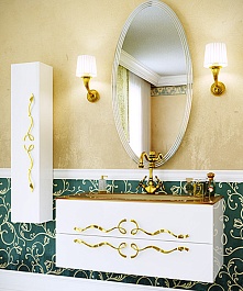 Clarberg Мебель для ванной "Due Amanti 120" ручки золото – фотография-1