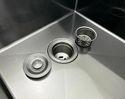 Hoffger Мойка для кухни 5044 Satin – фотография-2