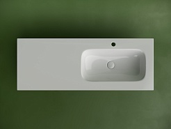 Ceramicanova Мебельная раковина Grace 121 R CN7021 белая – фотография-3