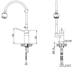 Timo Смеситель Saona 2308F – фотография-2