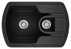 Florentina Мойка гранитная Нире 760 К черный – фотография-1