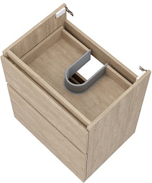 Teymi Тумба под раковину Laina 60 дуб светлый – фотография-4