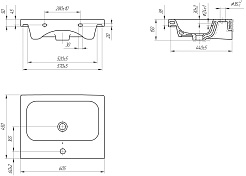Cersanit Раковина Colour COL 60 – фотография-6