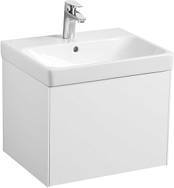 Акватон Тумба под раковину Асти 55 подвесная белая – фотография-1