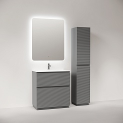 Sancos Тумба под раковину напольная Folk Floor 80 ergraut soft – фотография-4