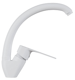 Mixline Смеситель для кухни 35k ML15-032W белый – фотография-3