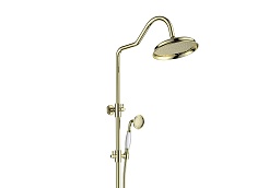 Aquatek Душевая система Классик AQ2563PG с термостатом, полированное золото – фотография-2