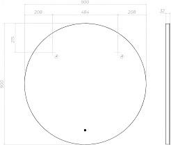 Vigo Зеркало Otti Classic 900 – фотография-6