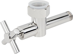 Стилье Вентиль запорный (крестовой) G 1" НГ х G 1/2" НР – фотография-1