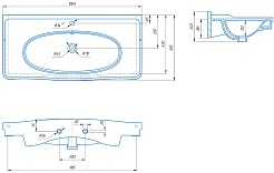 Opadiris Мебельная раковина Kirovit Модерн 105 – фотография-2