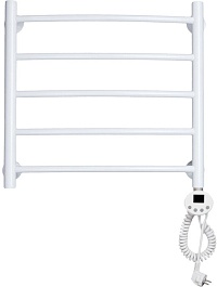 Domoterm Полотенцесушитель Калипсо П5 500x500 E R белый – фотография-1