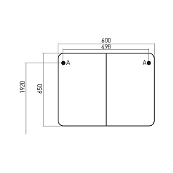 Mixline Зеркало-шкаф Того 60 бук шоколадный – фотография-2