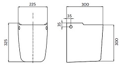 IFO Полупьедестал для раковины Grandy RP212100100 – фотография-2
