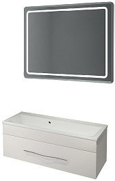 Какса-а Мебель для ванной Редиссон 120 белая – фотография-1