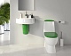 Sanita Luxe Унитаз-компакт Best Color Green с микролифтом – фотография-17