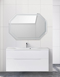 BelBagno Тумба под раковину Marino-H60 120 подвесная Bianco Lucido – фотография-8