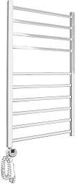 Domoterm Полотенцесушитель электрический Квадро П10 500x1000 EL хром – фотография-2