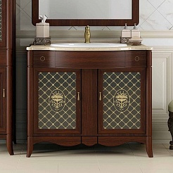 Opadiris Тумба с раковиной Виктория 90 светлый орех – фотография-1