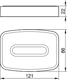 Keuco Мыльница Elegance new 11655 019001 хром – фотография-2