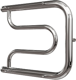 Point Полотенцесушитель водяной 320x400 PN21334P с полкой хром – фотография-1