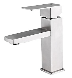 Frap Смеситель для раковины H802 F10802 сатин – фотография-1