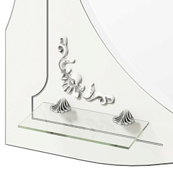  Мебель для ванной комнаты Luise 100 белая – фотография-4