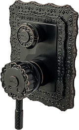 Milacio Душевая система Vitoria MC.105.BBR черная бронза – фотография-2