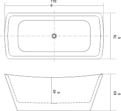 Aquatek Акриловая ванна Верса 170х78 – фотография-3