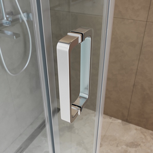 BelBagno Душевая дверь в нишу Soft Close-2 SOFT_CLOSE-2-BF-1-140-C-Cr 140x200 профиль хром стекло прозрачное – картинка-9