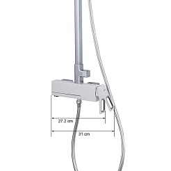 Gappo Смеситель для вынны G17-8 G2417-8 хром – фотография-4