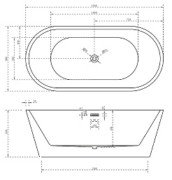 ABBER Акриловая ванна AB9203-1.5 150x80 – фотография-4