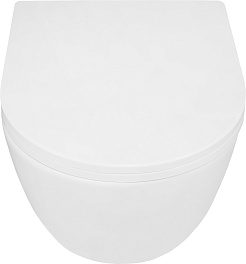 Azario Унитаз подвесной Blanco AZ-9003WT безободковый белый – фотография-6