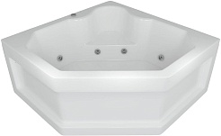 Aquatek Акриловая ванна Лира 150х150 с гидромассажем – фотография-3