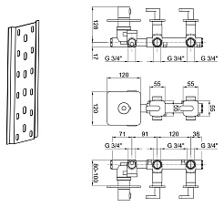 Webert Термостат для душа Living LV971402015 – фотография-2