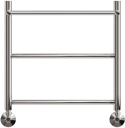 Point Полотенцесушитель водяной П2 500x500 PN04155P с полкой хром – фотография-2