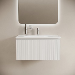 Sancos Тумба с раковиной Code 80 белая раковина Sabo 80 CN13002 – фотография-2