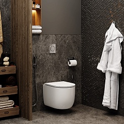 Ceruttispa Унитаз подвесной Oglio Aria CT8909 – фотография-3