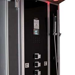 Eago Душевая кабина DZ959 F8 R черное стекло – фотография-3