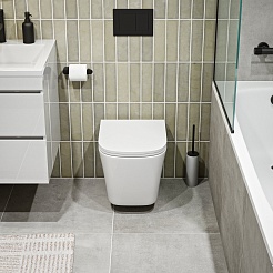 Vivon Унитаз подвесной Plat PDWH03 безободковый с быстросъёмныйм сиденьем микролифт – фотография-2