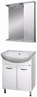 Misty Мебель для ванной Уют 60 R прямая белая