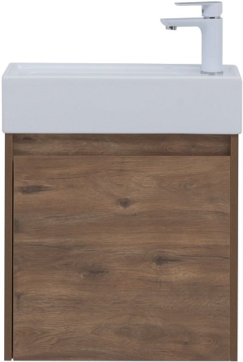 Aquanet Тумба под раковину Nova Lite 50 подвесная дуб рустикальный – картинка-3
