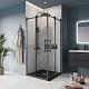 BelBagno Душевой уголок Marino 100/100 MARINO-A-2-100-C-NERO – фотография-5