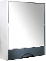 Mixline Зеркальный шкаф Байкал 60 R белый/графит