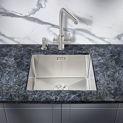 Milacio Мойка кухонная Denia 48 Steel нержавеющая сталь – фотография-6