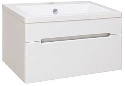 Runo Тумба с раковиной Парма 75 подвесная – фотография-1