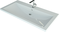 Misty Тумба с раковиной Софт 90 белая – фотография-5