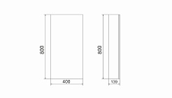 Velvex Мебель для ванной Klaufs 50 напольная белая/дерево – фотография-8