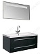 Aquanet Тумба с раковиной "Нота 90" черная (171491) – фотография-9